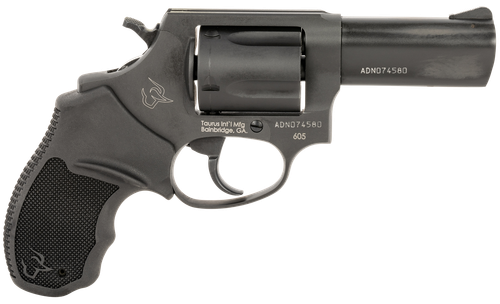 Taurus 2605P31 605 T.O.R.O. Small Frame 357 Mag/38 Special +P 5rd 3" Matte Black Stainless Steel Barrel, Cylinder & Frame, Extended Ejector Rod, Black Rubber Grip, Transfer Bar Safety, Optics Ready