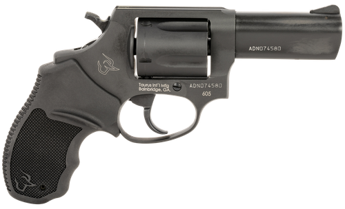 Taurus 2605P31 605 T.O.R.O. Small Frame 357 Mag/38 Special +P 5rd 3" Matte Black Stainless Steel Barrel, Cylinder & Frame, Extended Ejector Rod, Black Rubber Grip, Transfer Bar Safety, Optics Ready