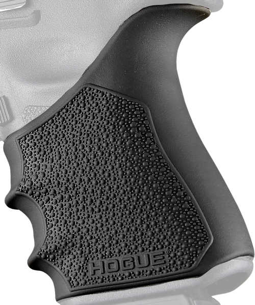 Hogue 17040 Grip Sleeve Handall Beavertail Black Rubber