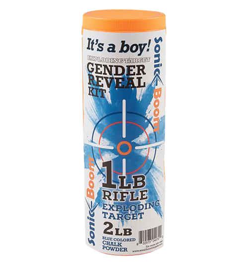 Sonic Boom/jerent SBTGRBOY  Gender Reveal Kit Rifle Firearm 1 lb Boy