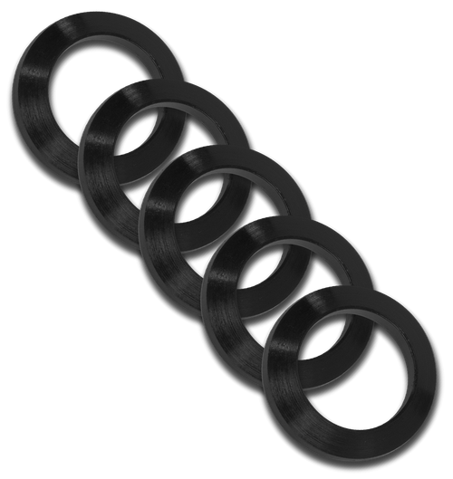 GrovTec US Inc GTHM320 Crush Washer  308 Cal Black Nitride Steel 5/8"-24 tpi Rifle 5 Per Pack