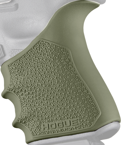 Hogue 17041 Grip Sleeve Handall Beavertail OD Green Rubber