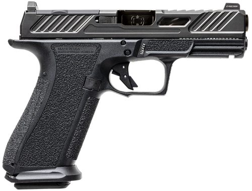 Shadow Systems SS3040CA XR920 Elite 9mm 10+1 Black Black Nitride Optic Cut/Serrated/Window Cut Stainless Steel Slide Black Black Interchangeable Backstrap Grip *CA Compliant