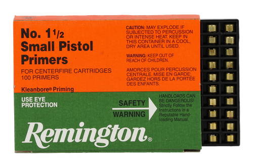 Remington Ammunition 22600 Centerfire Primers Reloading Small Pistol Multi Caliber Handgun
