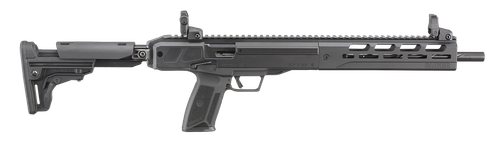 Ruger 19301 LC Carbine  5.7x28mm 10+1 16.25" Black Nitride Fluted Barrel, Black Hard Coat Anodized Aluminum Receiver, M-LOK Handguard, Black Synthetic Fixed Stock