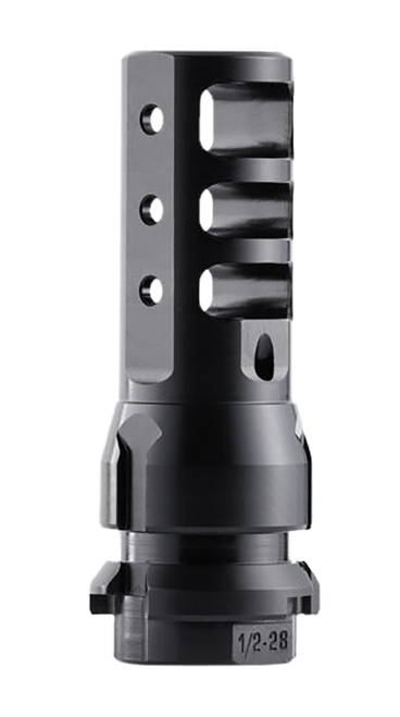 Dead Air DA101 KeyMount Muzzle Brake 1/2"-28 tpi 2.60" Black Steel