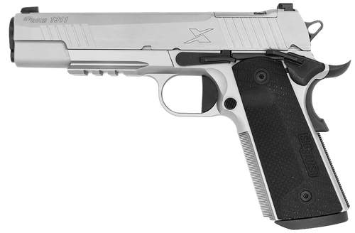Sig Sauer 1911XR-45-SS 1911  Full Size Frame 45 ACP 8+1 5" Optic Ready/Serrated Stainless Steel Slide & Frame w/Beavertail & Picatinny Rail