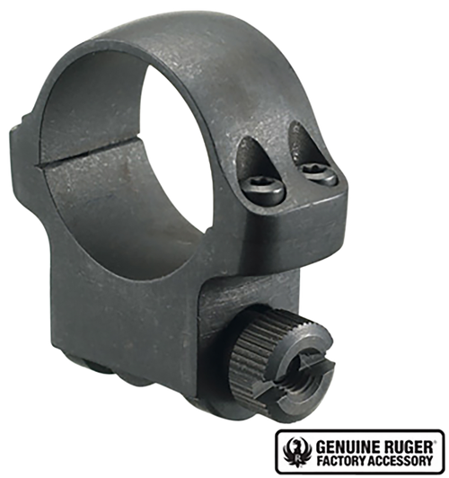 Ruger 90278 4BHM Scope Ring  Matte Black 1" Medium