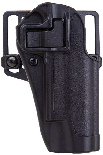 Blackhawk 410503BKR Serpa CQC  OWB Size 03 Matte Black Polymer Belt Loop/Paddle Fits 1911 Government & Clones Right Hand