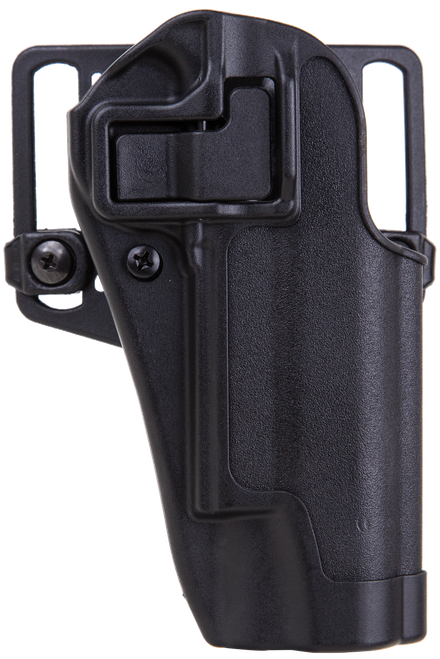 Blackhawk 410503BKR Serpa CQC  OWB Size 03 Matte Black Polymer Belt Loop/Paddle Fits 1911 Government & Clones Right Hand
