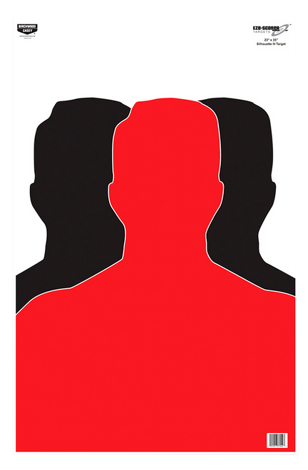 Birchwood Casey 37042 EZE-Scorer  Silhouette Paper Target 23" x 35" 100 Per Pkg