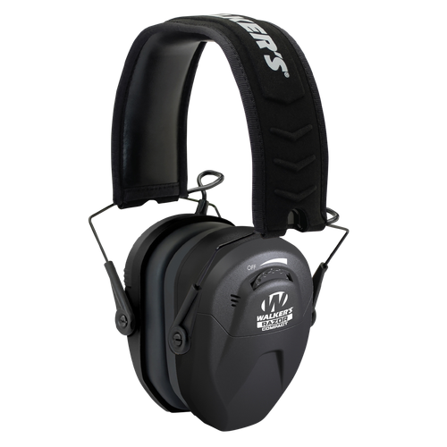 Walker's GWPCRSEM Razor Compact Electronic Muff 23 dB Over the Head Black Polymer Fits Youth/Women