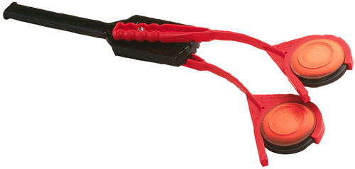MTM Case-Gard EZDT40 EZ Throw Double Red Polymer Manual Cocking 31" Long Double Ambidextrous Hand