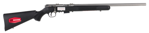 Savage Arms 94700 93 FVSS Full Size 22 WMR 5+1 21" Matte Heavy Barrel, Matte Drilled & Tapped Stainless Steel Receiver, Matte Black Fixed Synthetic Stock, Right Hand