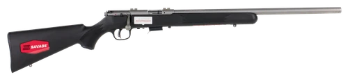 Savage Arms 94700 93 FVSS Full Size 22 WMR 5+1 21" Matte Heavy Barrel, Matte Drilled & Tapped Stainless Steel Receiver, Matte Black Fixed Synthetic Stock, Right Hand