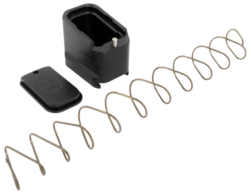 Shield Arms G19ME5BLK Magazine Extension  +5 Extended 9mm Luger/40 S&W 5rd Compatible w/Glock 19/23, Black Anodized Aluminum