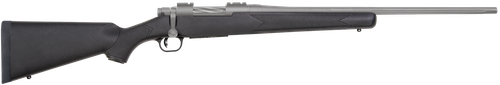 Mossberg 28007 Patriot  Full Size 308 Win 5+1 22" Stainless Cerakote Fluted Barrel, Stainless Cerakote Receiver Drilled & Tapped, Black Fixed Synthetic Stock, Right Hand