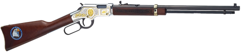 Henry H004LE Golden Boy Law Enforcement Tribute Lever Action 22 Short,Long,LR 16 LR/21 Short 20" Nickel Plated American Walnut Right Hand
