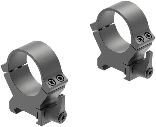 Leupold 174078 QRW2 Cross-Slot Scope Ring Set Matte Black Steel 30mm Tube High Quick Release Picatinny/Weaver