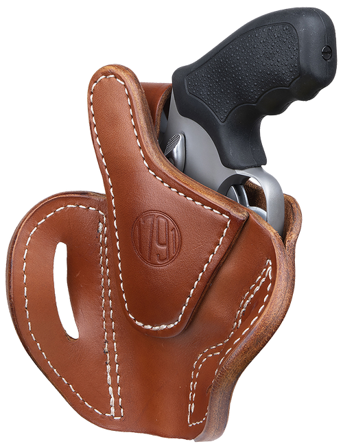 1791 Gunleather RVHX2SCBRR RVHX-2S  OWB Size 02S Classic Brown Leather Fits Up to 3" Barrel, K/L-Frame, Belt Slide Right Hand