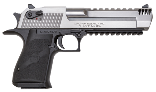 Magnum Research DE357ASIMB Desert Eagle Mark XIX L6 357 Mag 6" 9+1 Black Hardcoat Anodized Aluminum Frame Stainless Steel Slide Black Polymer Grip