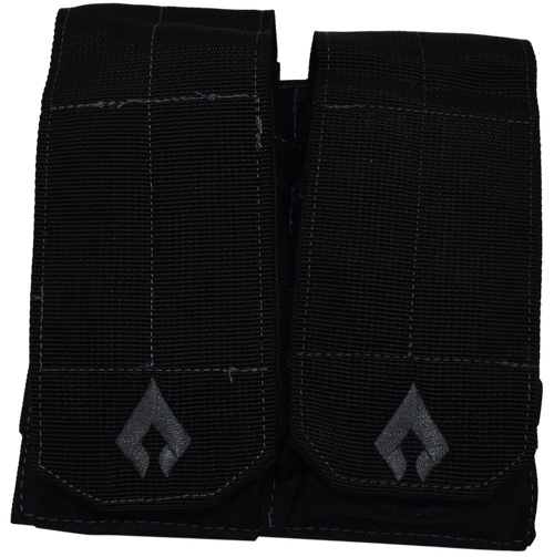 Advance Warrior Solutions AROTTMPBL Double Mag Pouch Open Top Black MOLLE