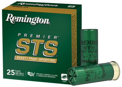 Remington Ammunition 20110 Premier STS  12 Gauge 2.75" 1 1/8 oz 7.5 Shot 25 Per Box/ 10 Cs