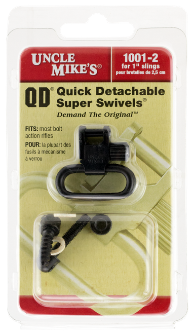 Uncle Mike's MO10012 Super Swivel  Blued 1" Steel Quick Detach