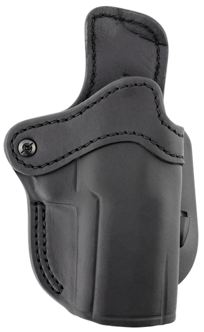 1791 Gunleather ORPDH24SBLR BH2.4 Optic Ready OWB 2.4 Stealth Black Leather Paddle Fits Walther PPQ/Sig P320/Springfield XD-M
