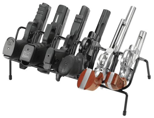 Past 222210 LockDown 6 Gun Handgun Rack Black