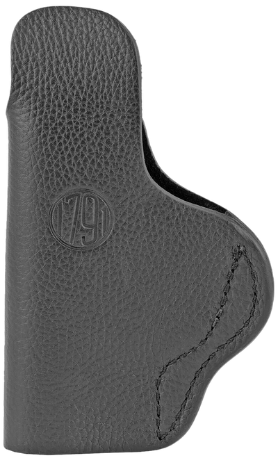 1791 Gunleather SCH4NSBR SCH  IWB Size 04 Night Sky Black Leather Belt Clip Compatible w/Glock 17/S&W M&P Shield/Springfield XD Right Hand