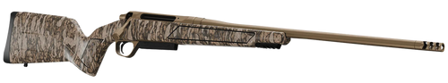 Christensen Arms 8011501600 Evoke  7mm Rem Mag 4+1 22" Flat Dark Earth Cerakote #4 Contour Threaded Barrel, Mossy Oak Bottomland Fixed Hybrid Hunter w/Picatinny Rail Synthetic Stock