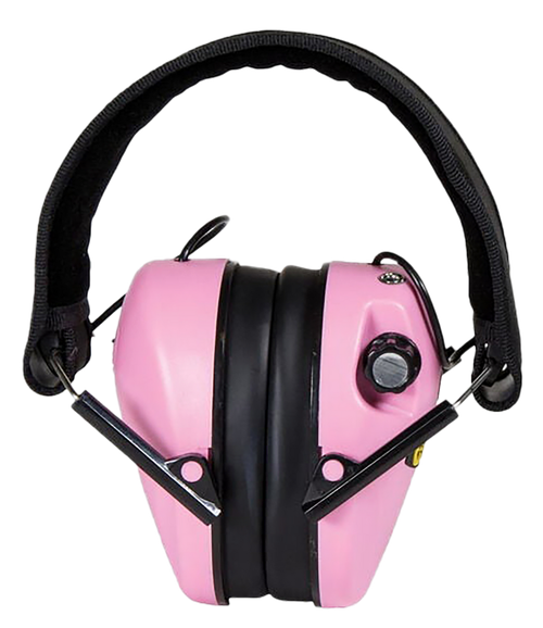 Caldwell 487111 E-Max Low-Profile Muff 23 dB Over the Head Pink/Black Adult