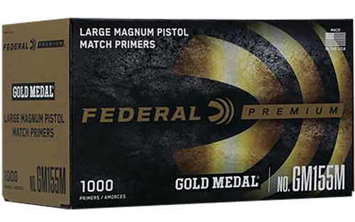 Federal GM155M Gold Medal Premium Large Pistol Multi Caliber Handgun 1000 Per Box/5 Case