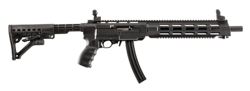 Archangel AA556REX AR-15 Style Conversion Stock Black Synthetic 6 Position with Rail for Ruger 10/22