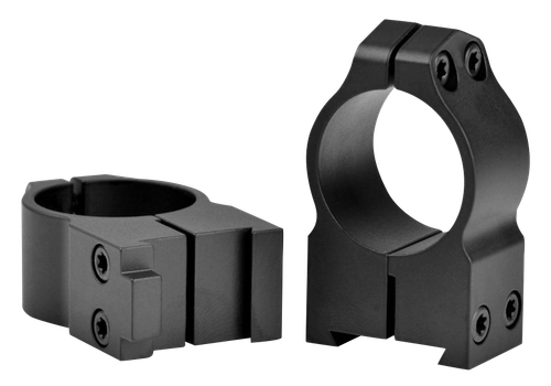 Warne 2BM Maxima  Matte Black Steel 1" Tube High Vertical Split Dovetail, 0 MOA Fits CZ 550