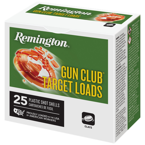 Remington Ammunition R20035 Gun Club  12Gauge 2.75" 1oz 7.5Shot 25 Per Box/10 Case