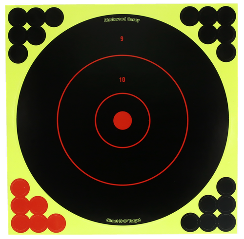 Birchwood Casey TDSNC812PK Target Dispenser  Adhesive Paper 8" Bullseye Includes Pasters 12 PK