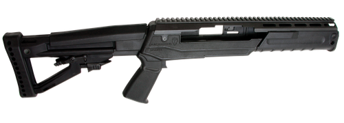 Archangel AA1430 Sparta Conversion Stock Black Synthetic 4 Position Collapsible with Pistol Grip for Ruger Mini-14, Mini Thirty