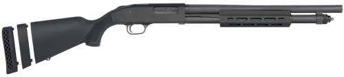 Mossberg 50799 590A1  12 Gauge Pump 3" 6+1 18.50" Black Parkerized Heavy Walled Barrel, M-LOK Forend, Black Parkerized Steel Drilled & Tapped Receiver, Fixed Black Synthetic Stock, Cylinder Bore Choke