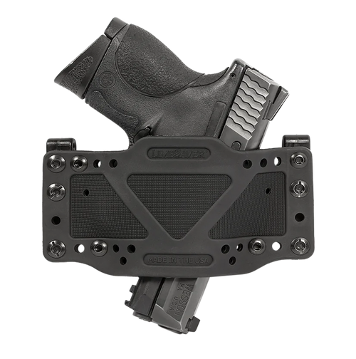 Limbsaver 12501 CrossTech  IWB/OWB Black Polymer Belt Clip Fits Universal Handgun Ambidextrous