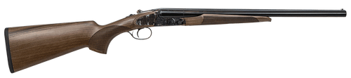 CZ-USA 06417 Sharp-Tail Coach 12 Gauge 3" 2rd 20" Black Hard Chrome Side-by-Side Barrel, Color Case Hardened Metal Finish, Turkish Walnut Stock Includes Fixed Chokes