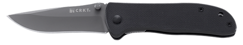 CRKT 6450K Drifter  2.88" Folding Plain Gray TiCN 8Cr14MoV SS Blade/Black G10 Handle Includes Pocket Clip