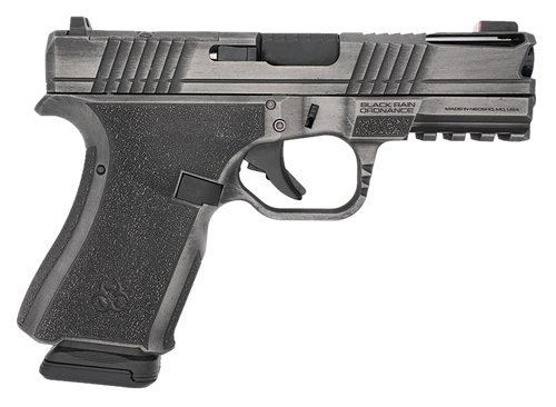 Black Rain Ordnance FLP9MMGMGB   Compact Frame 9mm 15+1 4" Stainless Steel Slide