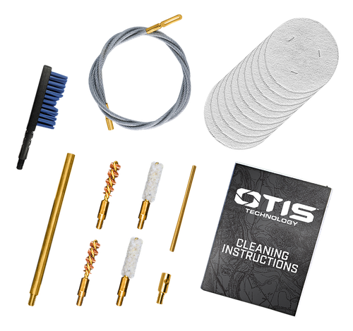 Otis FG70122 Patriot Cleaning Kit .17/.22Cal Handgun/Rifle/15 Pieces Yellow Plastic Box Case