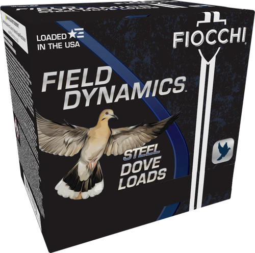 Fiocchi 12DLS187 Field Dynamics Dove & Quail 12Gauge 2.75" 1 1/8oz 7Shot 25 Per Box/10 Case