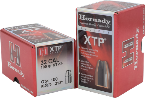 Hornady 32070 XTP  32 Cal .312 100 gr Hollow Point 100 Per Box/ 25 Case
