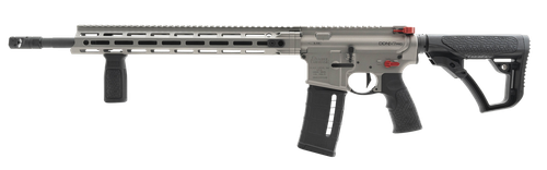 Daniel Defense 0212809385047 DDM4 V7 Pro 5.56x45mm NATO 18" 30+1, Gun Metal Gray Rec, Black OEM Overmolded Stock & Grip, Geissele Trigger, Red Radian Acc.
