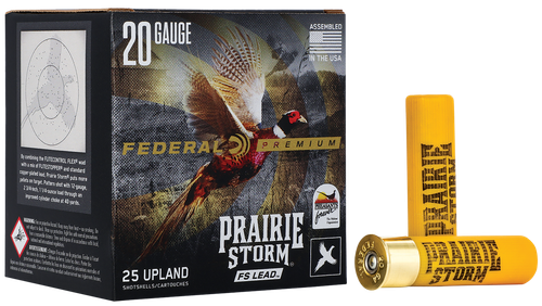 Federal PFX258FS6 Premium Prairie Storm FS 20Gauge 3" 1 1/4oz 6Shot 25 Per Box/10 Case