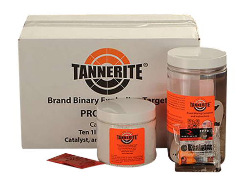 Tannerite 12PK10 1/2 Pound Target  Impact Enhancement Explosion White Vapor Centerfire Rifle Firearm 0.50 lb Includes Catalyst/Mixing Container 10 Targets
